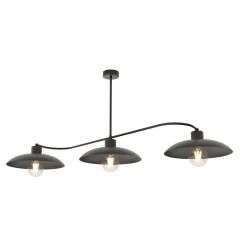 Emibig Foster 13533 lampa wisząca 3x10 W czarna