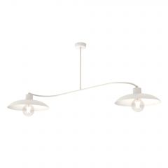 Emibig Foster 13542 lampa wisząca 2x10 W biała