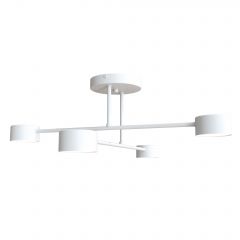 Emibig Halo 13564 lampa wisząca 4x10 W biała
