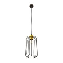 Emibig Vander 13641 lampa wisząca 1x15 W czarna-złota