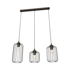 Emibig Vander 13653 lampa wisząca 3x15 W czarna