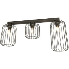 Emibig Barn 13673 lampa podsufitowa 3x15 W czarna