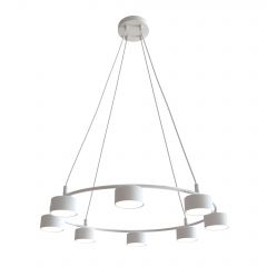 Emibig Starlit 13738 lampa wisząca x10 W biała