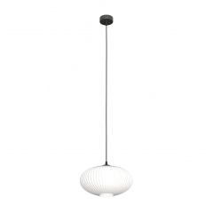 Emibig Coco 13761 lampa wisząca 1x15 W biała-czarna