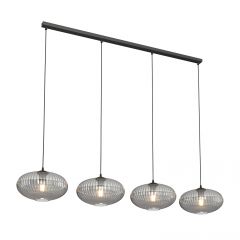Emibig Coco 13774 lampa wisząca 4x15 W czarna-grafitowa