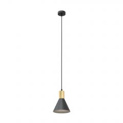 Emibig Rosa 13881 lampa wisząca 1x10 W czarna-złota