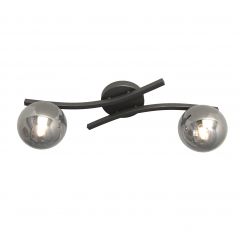 Emibig Opus 13912 lampa podsufitowa 2x10 W biała-grafitowa