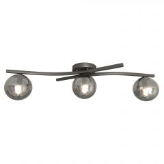 Emibig Opus 13913 lampa podsufitowa 3x10 W czarna-grafitowa