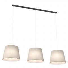 Emibig Epoca 14043 lampa wisząca 3x15 W czarna-beżowa