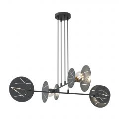 Emibig Xotic 14114 lampa wisząca 4x15 W czarna