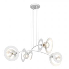 Emibig Euforia 14144 lampa wisząca 4x15 W biała