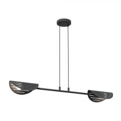 Emibig Saber 14302 lampa wisząca 2x15 W czarna