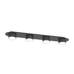 Emibig Diaz 14374 lampa podsufitowa 4x12 W czarna
