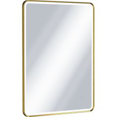 Excellent Corido DOEXCO080060GB lustro 60x80 cm prostokątne z oświetleniem z matą grzewczą złoty