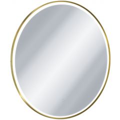 Excellent Corido DOEXCO080GB lustro 80x80 cm okrągłe z oświetleniem z matą grzewczą złoty