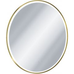 Excellent Corido DOEXCO100GB lustro 100x100 cm okrągłe z oświetleniem z matą grzewczą złoty