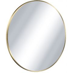 Excellent Virro DOEXVI080GB lustro 80x80 cm okrągłe złoty