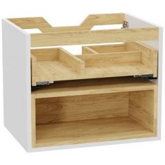 Excellent Tuto 2.0 MLEX2171600WHBL korpus szafki 60x46.5x50 cm podumywalkowa wisząca biała-dąb