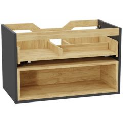 Excellent Tuto 2.0 MLEX2171800GRBL korpus szafki 80x46.5x50 cm podumywalkowa wisząca szara-dąb