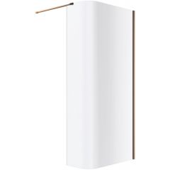 Excellent Vidoq KAEX1507930LPCB ścianka prysznicowa walk-in 93 cm miedź szczotkowany/szkło przezroczyste