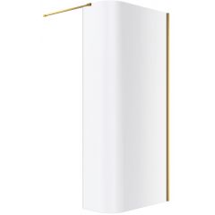 Excellent Vidoq KAEX1507930LPGB ścianka prysznicowa walk-in 93 cm złoty szczotkowany/szkło przezroczyste