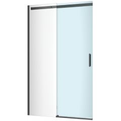 Excellent Rols KAEX26121400LP12BL drzwi prysznicowe 140 cm rozsuwane czarny mat/szkło przezroczyste
