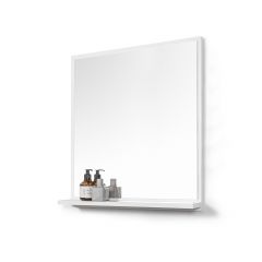Domtech Basic LU60X70B1P lustro 60x70 cm prostokątne biały