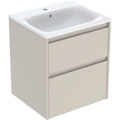 Geberit Selnova Square 504137DB1 umywalka z szafką 55 cm
