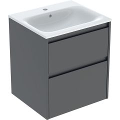 Geberit Selnova Square 504137JK1 umywalka z szafką 55 cm