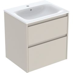 Geberit Selnova Square 504138DB1 umywalka z szafką 60 cm