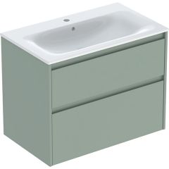 Geberit Selnova Square 504139IK1 umywalka z szafką 80 cm