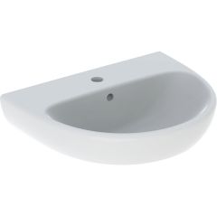 Geberit Selnova 500315017 umywalka 55x44 cm półokrągła ścienna biała