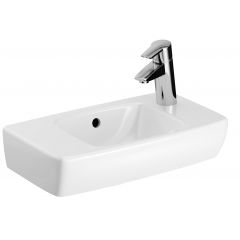 Geberit Selnova Compact 500318015 umywalka 45x25 cm prostokątna ścienna biała