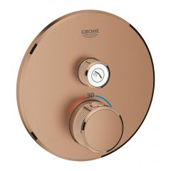 Grohe Grohtherm SmartControl 29118DL0 bateria prysznicowa podtynkowa z termostatem brushed warm sunset
