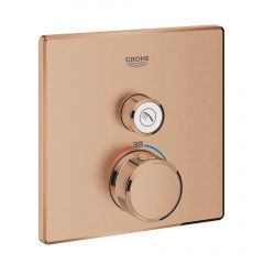 Grohe Grohtherm SmartControl 29123DL0 bateria prysznicowa podtynkowa z termostatem brushed warm sunset