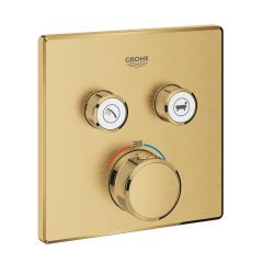 Grohe Grohtherm SmartControl 29124GN0 bateria wannowo-prysznicowa podtynkowa termostatyczna złota