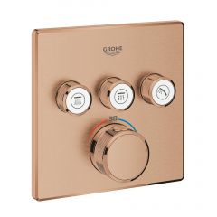 Grohe Grohtherm SmartControl 29126DL0 bateria wannowo-prysznicowa podtynkowa z termostatem brushed warm sunset