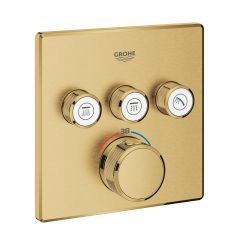 Grohe Grohtherm SmartControl 29126GN0 bateria wannowo-prysznicowa podtynkowa termostatyczna złota
