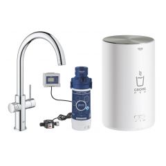 Grohe Red 30083001 bateria kuchenna stojąca starlight chrome