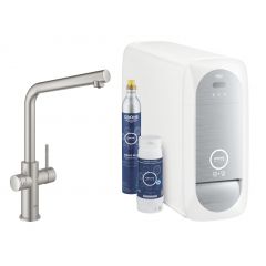 Grohe Blue 31454DC1 bateria kuchenna z filtrem stojąca supersteel