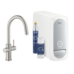 Grohe Blue 31541DC0 bateria kuchenna z filtrem stojąca supersteel