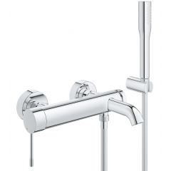 Grohe Essence 33628001 bateria wannowo-prysznicowa ścienna starlight chrome