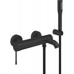 Grohe Essence New 336282431 bateria wannowo-prysznicowa ścienna czarna