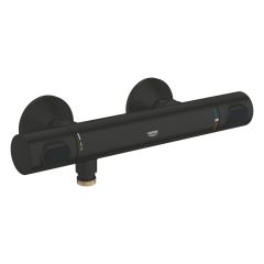 Grohe Precision Flow 348402430 bateria prysznicowa ścienna z termostatem czarna