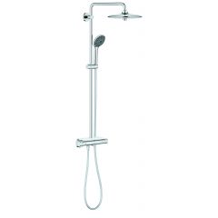 Grohe Vitalio Joy 26403001 zestaw prysznicowy ścienny termostatyczny z deszczownicą starlight chrome