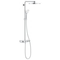 Grohe Euphoria 26507000 zestaw prysznicowy ścienny termostatyczny z deszczownicą starlight chrome