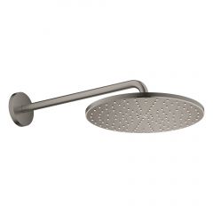 Grohe Rainshower 26558AL0 deszczownica z ramieniem 31x31 cm okrągła brushed hard graphite Grohe Rainshower 26558AL0 deszczownica z ramieniem 31x31 cm okrągła brushed hard graphite