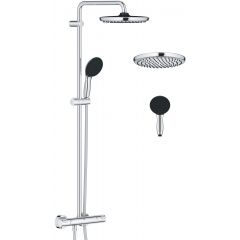 Grohe Vitalio Start System 26677001 zestaw prysznicowy ścienny termostatyczny z deszczownicą starlight chrome
