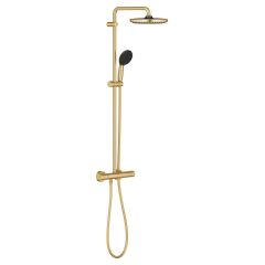 Grohe Vitalio Start Shower System 26677GN1 zestaw prysznicowy ścienny termostatyczny z deszczownicą brushed cool sunrise