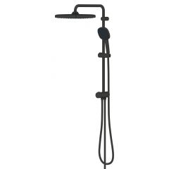 Grohe Vitalio Comfort 266982431 zestaw prysznicowy ścienny z deszczownicą czarny